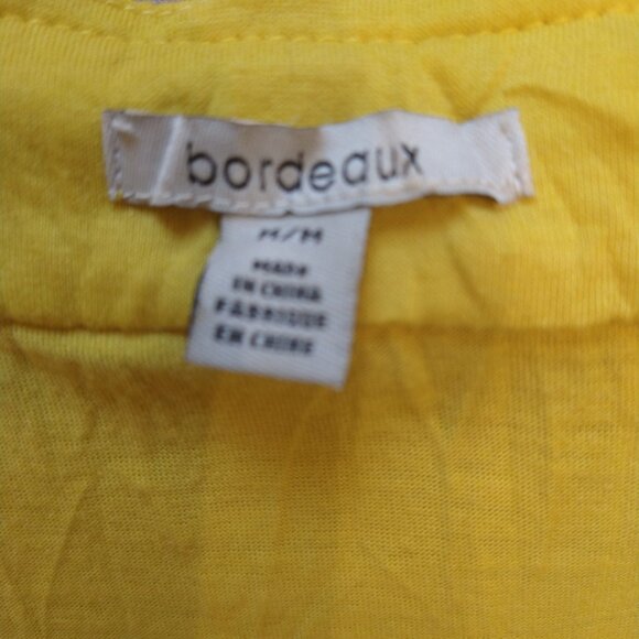 Anthropologie Bordeaux Ruffle Neck Sleeveless Top Size M - Picture 3 of 3